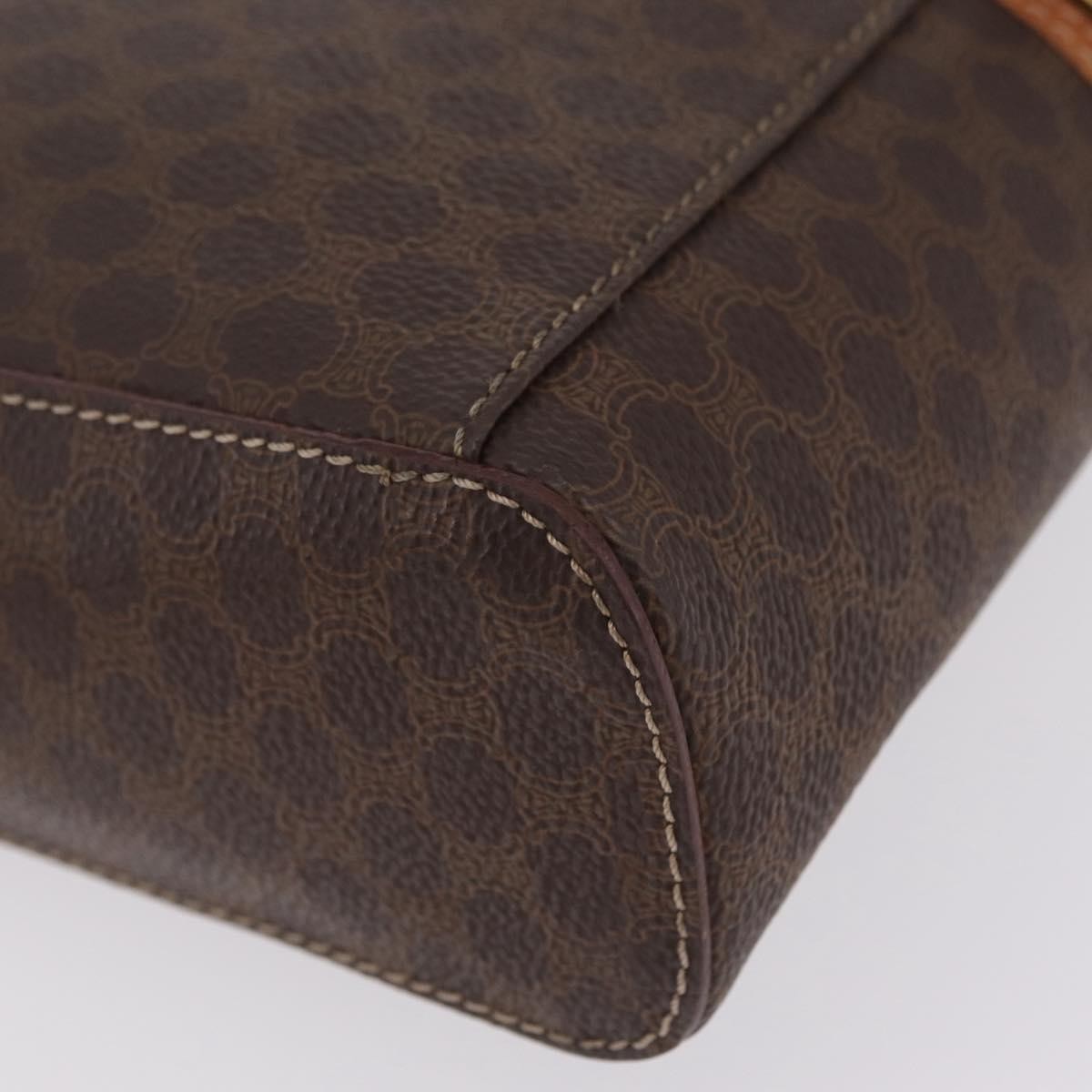 Celine Macadam Vanity Canvas Brown Canvas Clutche & Pouche Bag (Pre-Owned)