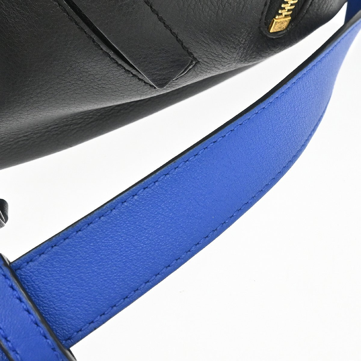 Loewe Hammock Leather Blue Leather Handbag (Pre-Owned)