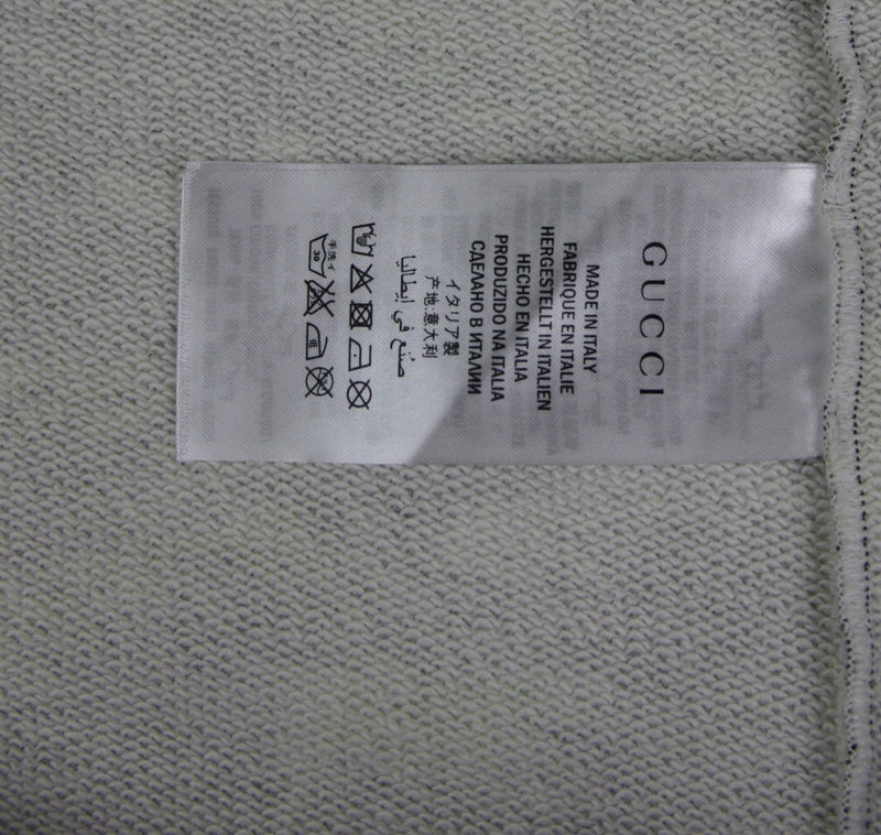 Gucci Men's Tropical Jungle Black / Green / Blue / Pink Felted Cotton Sweatshirt