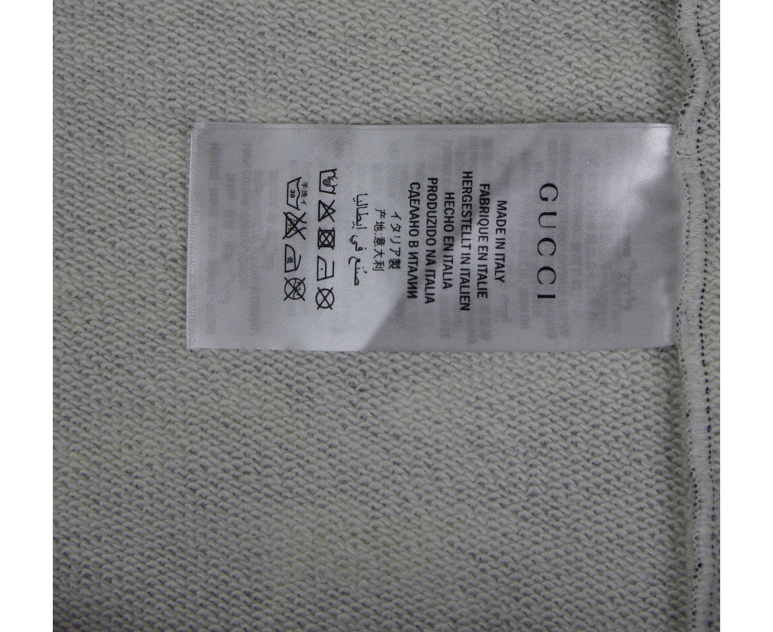 Gucci Men's Tropical Jungle Black / Green / Blue / Pink Felted Cotton Sweatshirt