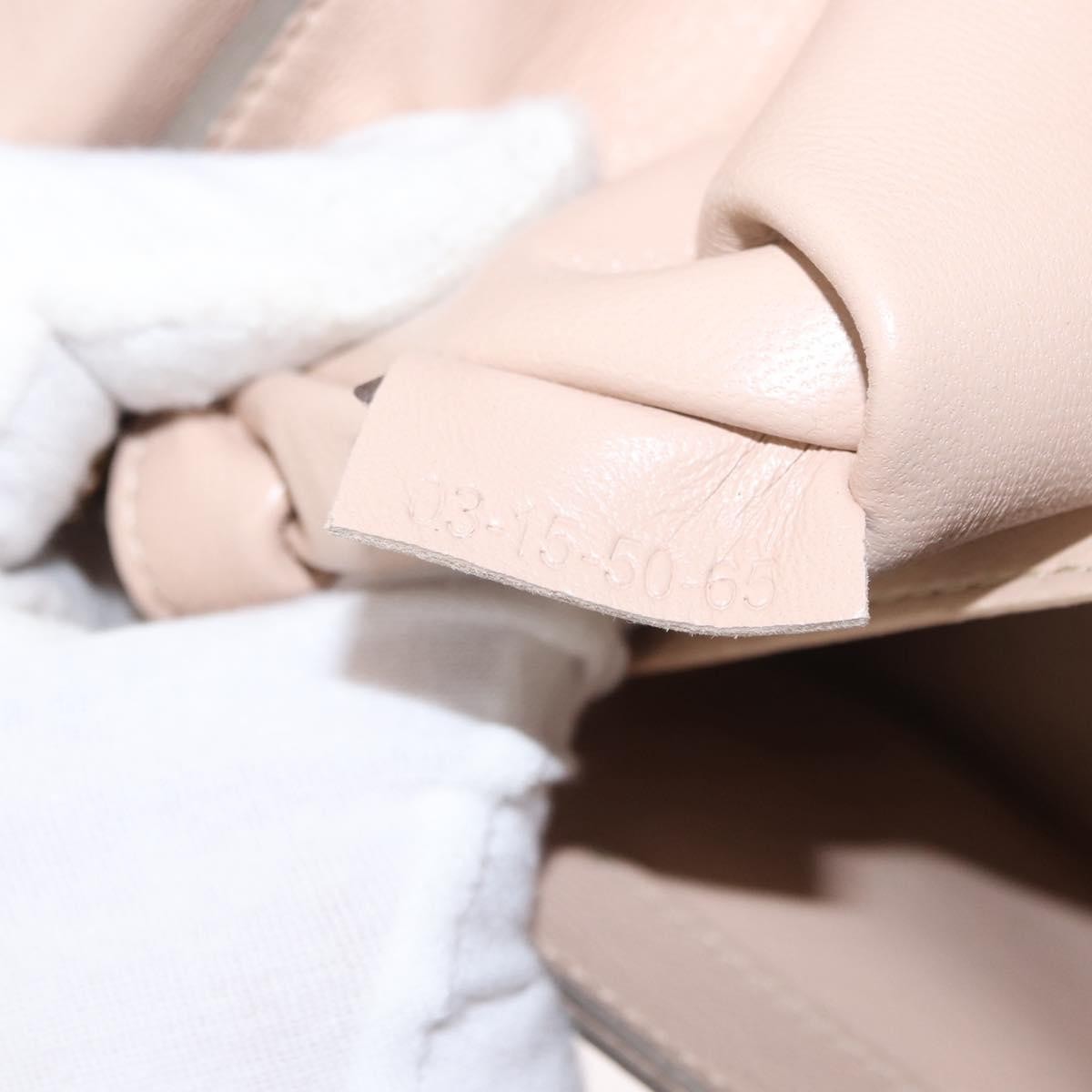 Chloe Elle Chain Clutch Leather Pink Leather Shoulder Bag Bag (Pre-Owned)