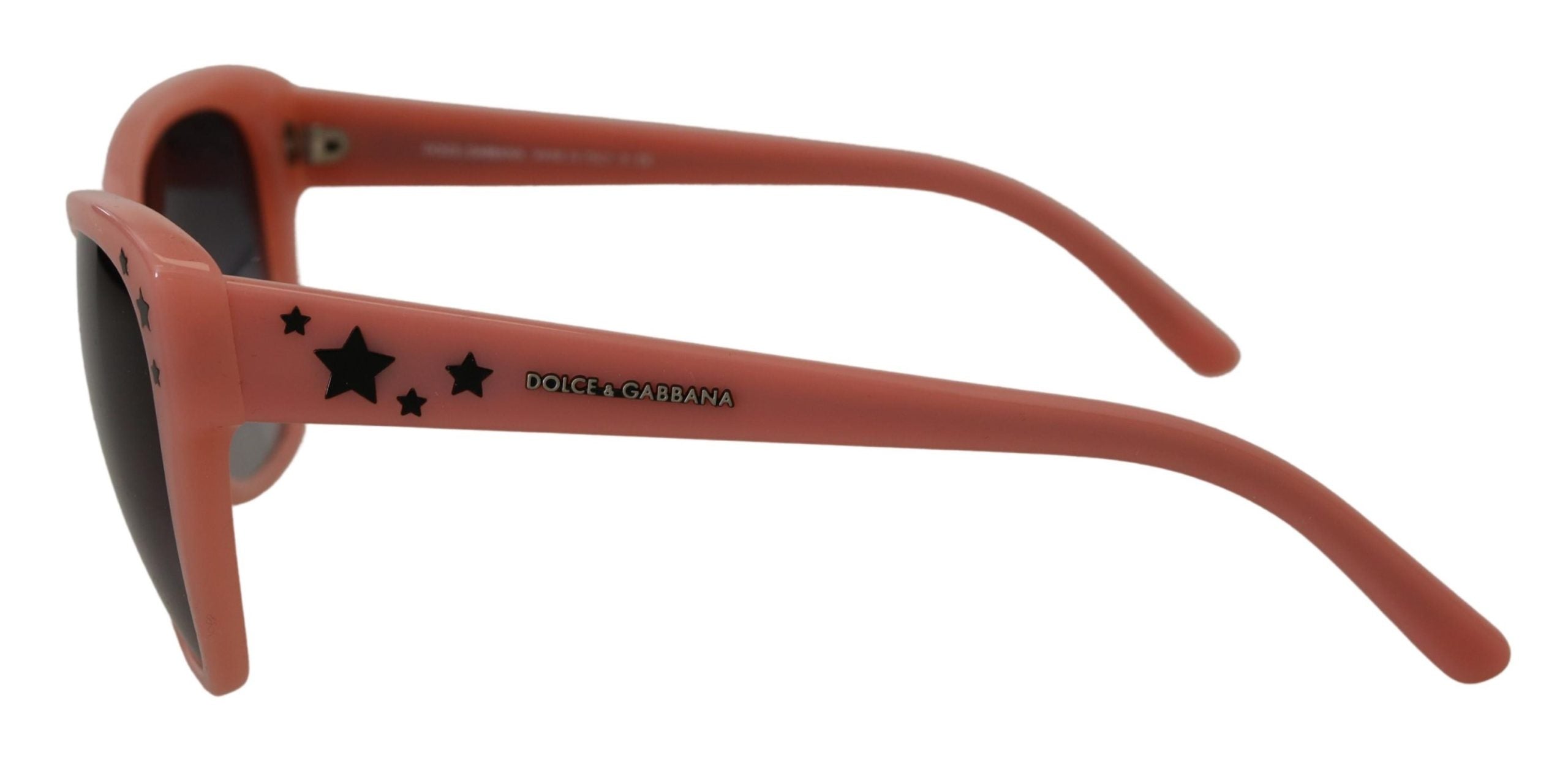 Dolce & Gabbana Pink Acetate Frame Stars Embellishment DG4124 Women's Sunglasses