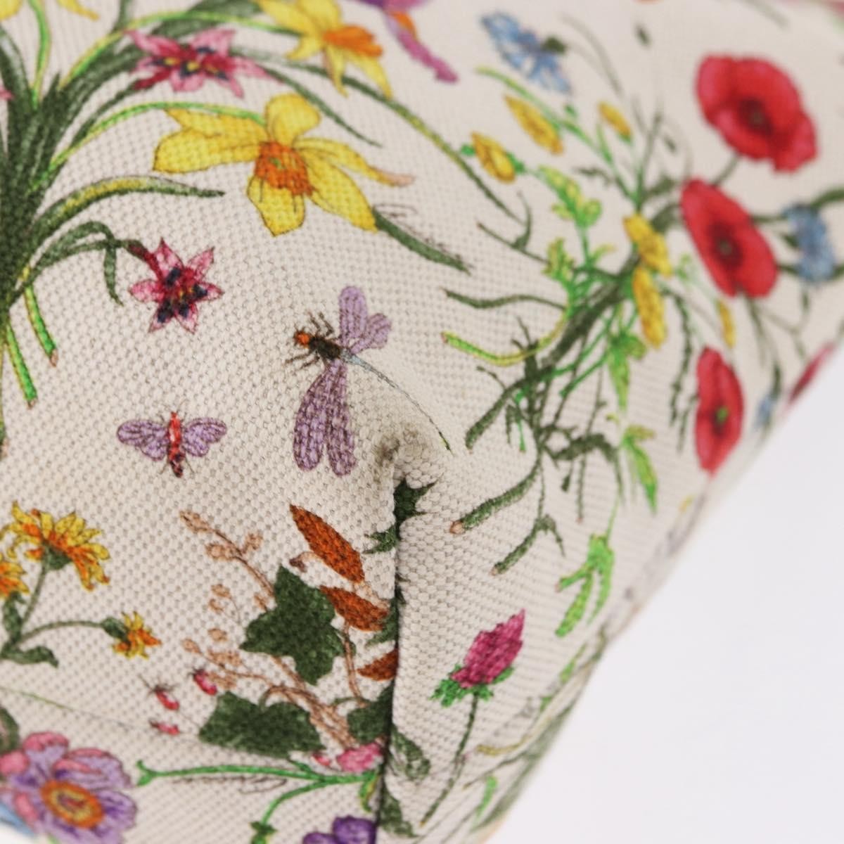 Gucci Craft Flora Canvas Multicolour Canvas Tote Bag Bag (Pre-Owned)