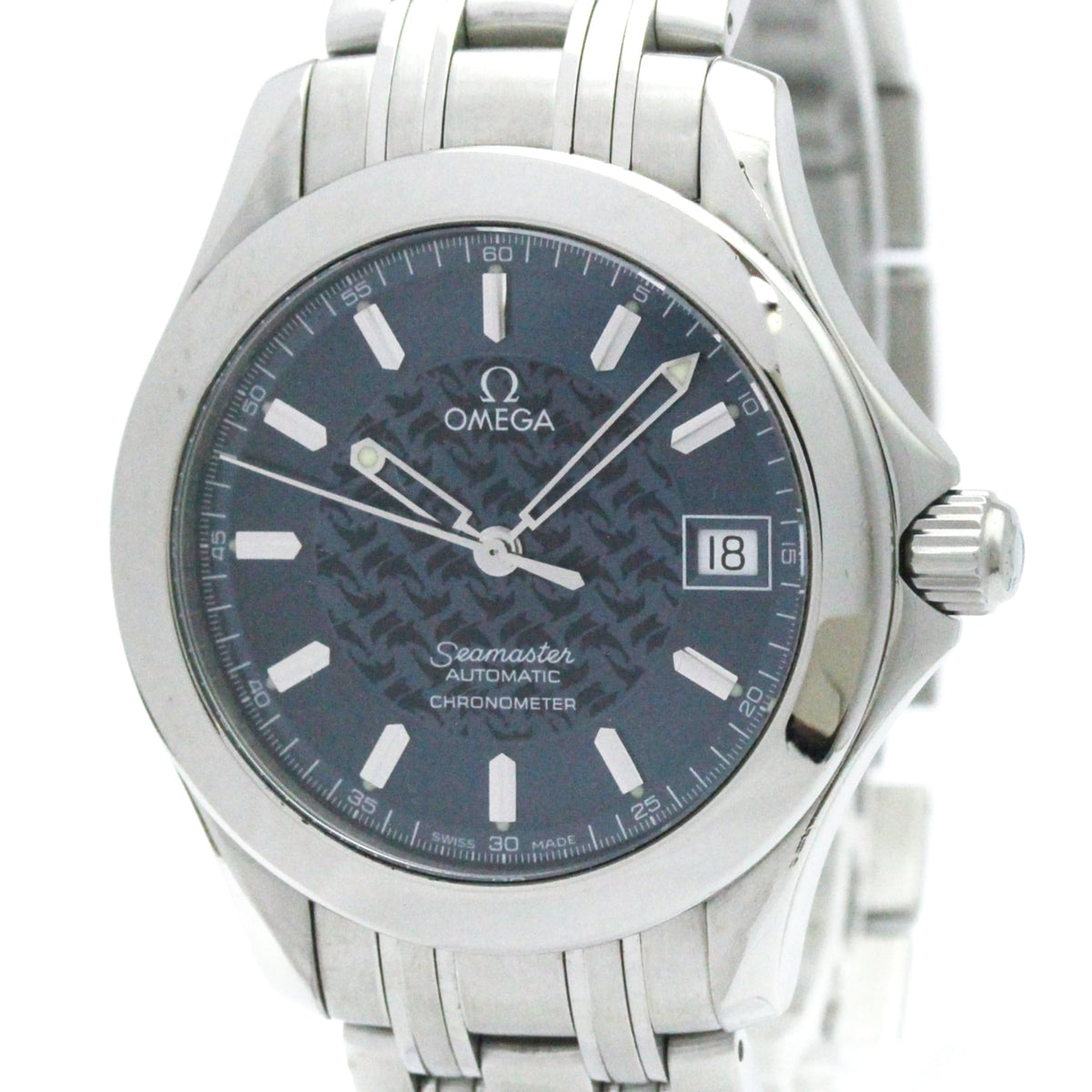 Omega Seamaster Jacques Mayol 120M Chronometer Automatic Stainless Steel Watch (Pre-Owned)