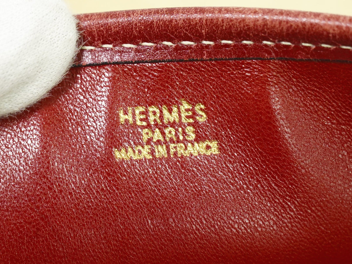 Hermes Evelyne Bag Gen I Panama Beige Leather Handbag (Pre-Owned)