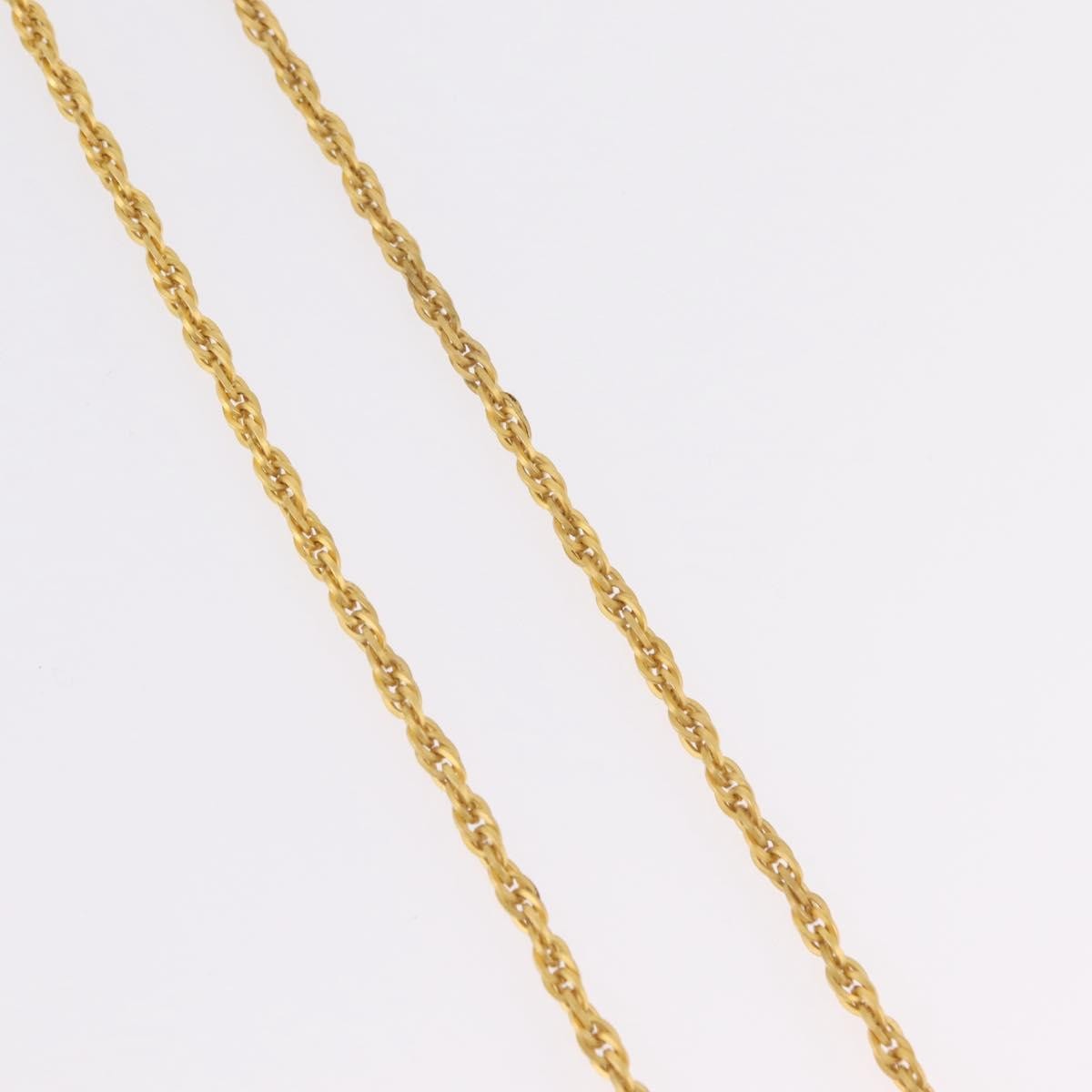 Chanel Cc Perfume Bottle Pendant Chain Long Metal With Crystals And Faux Pearls Gold Metal Necklace Jewelry (Pre-Owned)