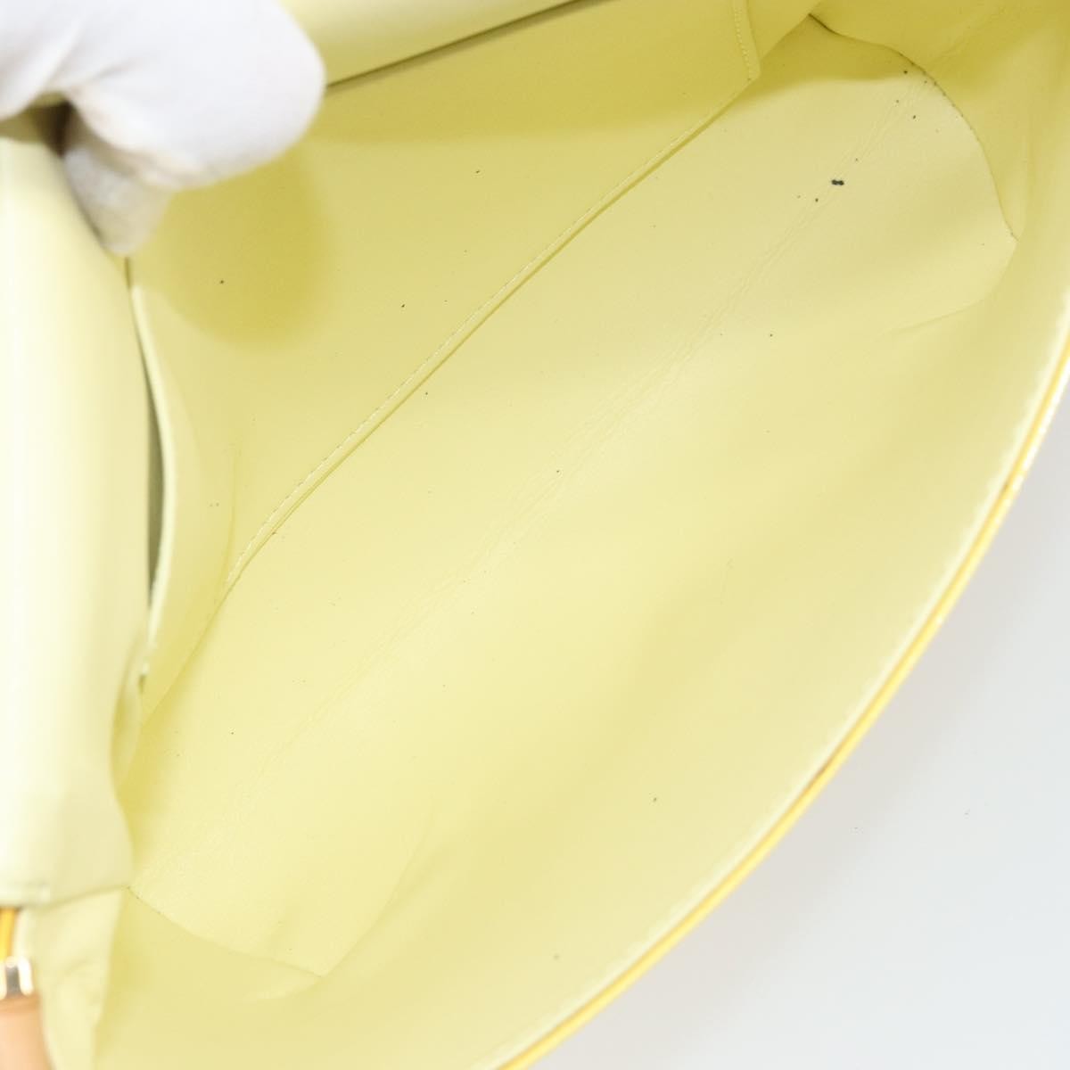 Louis Vuitton Thompson Street Monogram Vernis Yellow Patent_Leather Handbag (Pre-Owned)