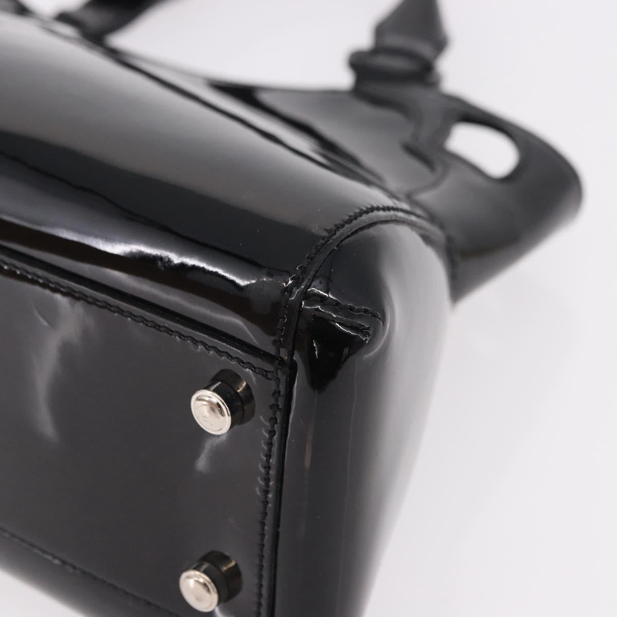 Cartier Marcello Patent Leather Black Patent_Leather Handbag (Pre-Owned)