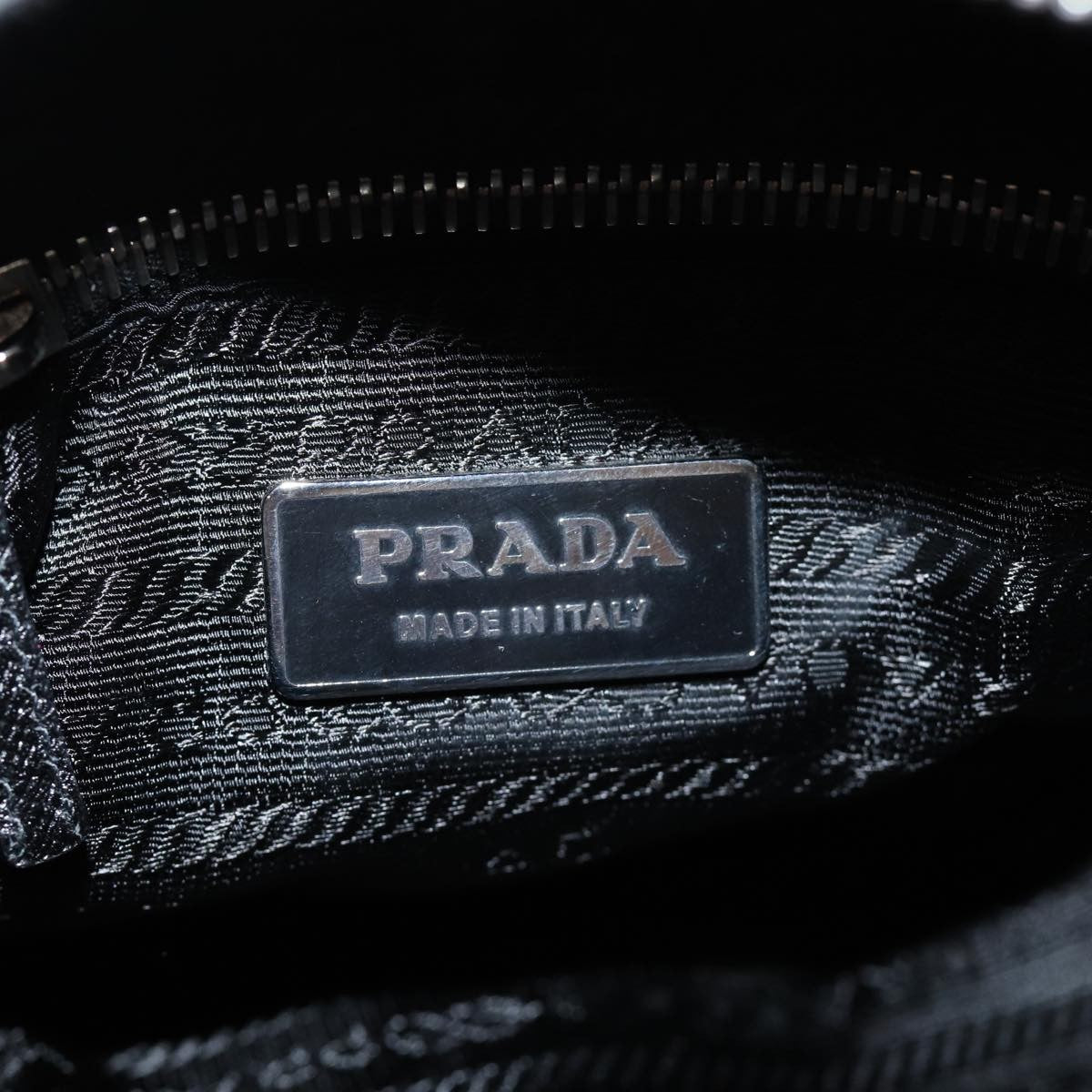 Prada Buckle Messenger Tessuto Black Nylon Shoulder Bag Bag (Pre-Owned)
