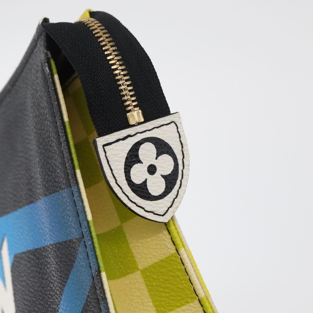 Louis Vuitton Toiletry Limited Edition Race Print Canvas Multicolour Canvas Clutche & Pouche Bag (Pre-Owned)