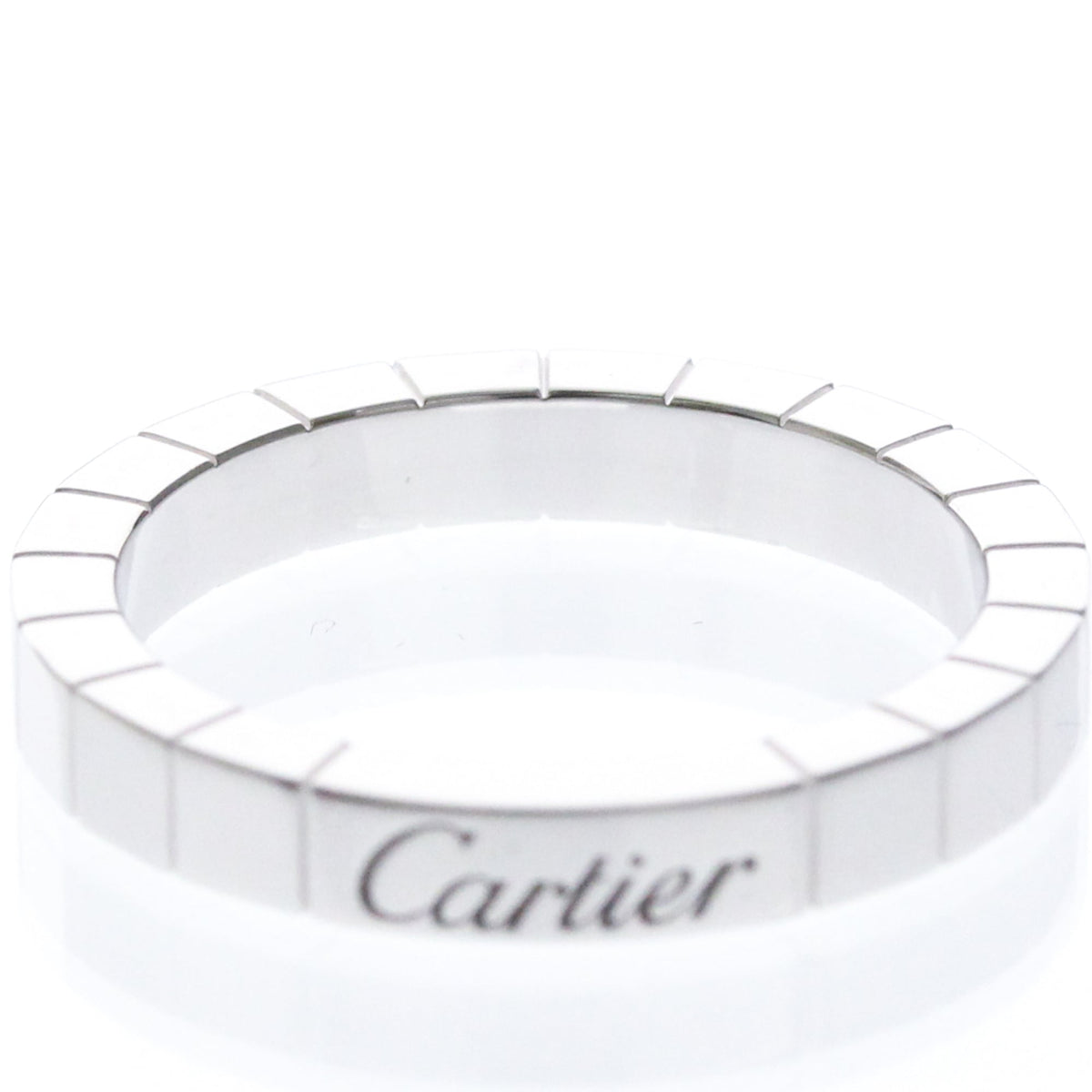 Cartier Lanieres 18K White Gold Gold White_Gold Ring Jewelry (Pre-Owned)
