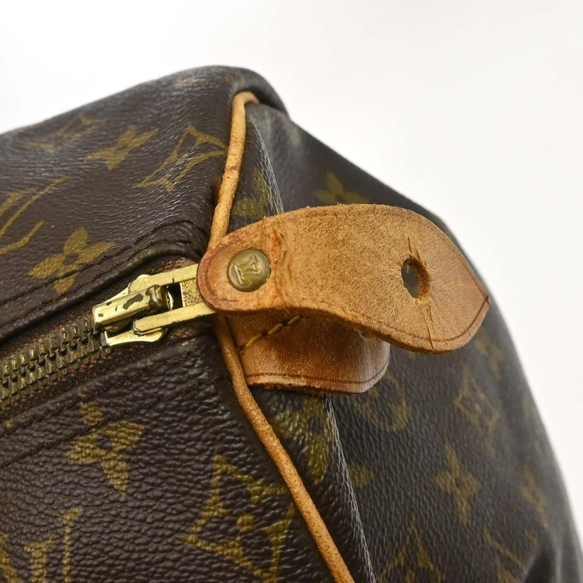 Louis Vuitton Speedy Monogram Brown Canvas Handbag (Pre-Owned)