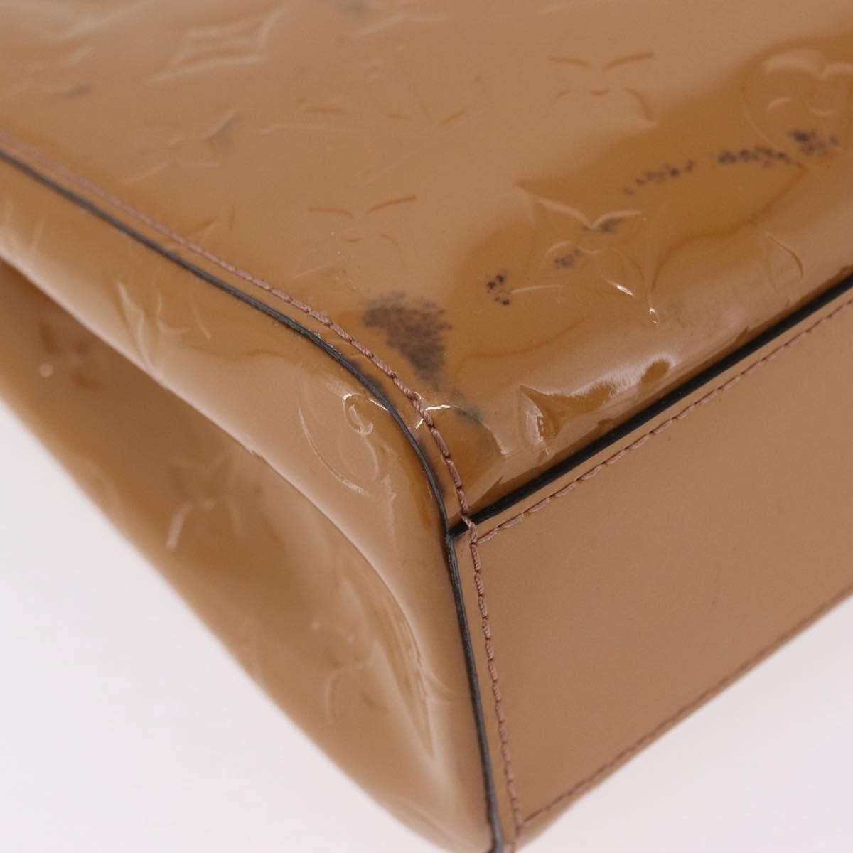 Louis Vuitton Catalina Monogram Vernis Brown Patent_Leather Handbag (Pre-Owned)