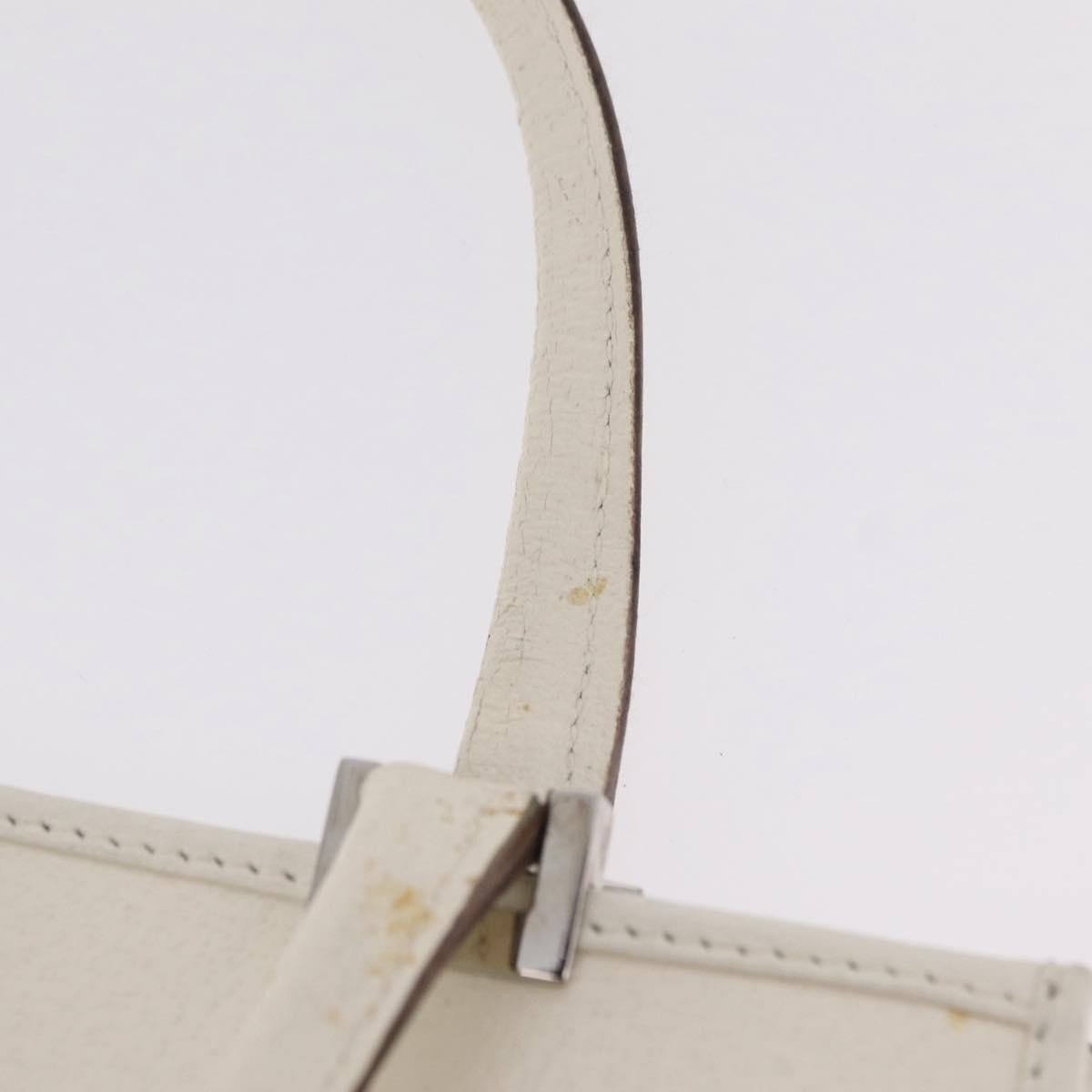 Gucci Jackie Soft Leather White Leather Tote Bag Bag (Pre-Owned)