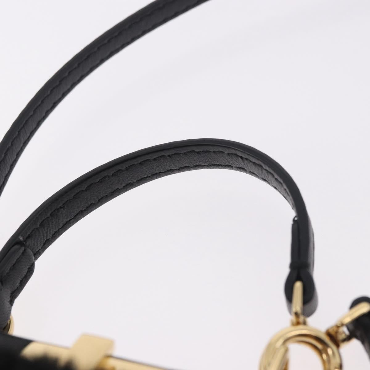 Fendi Peekaboo Fur Black Fur Handbag (Pre-Owned)