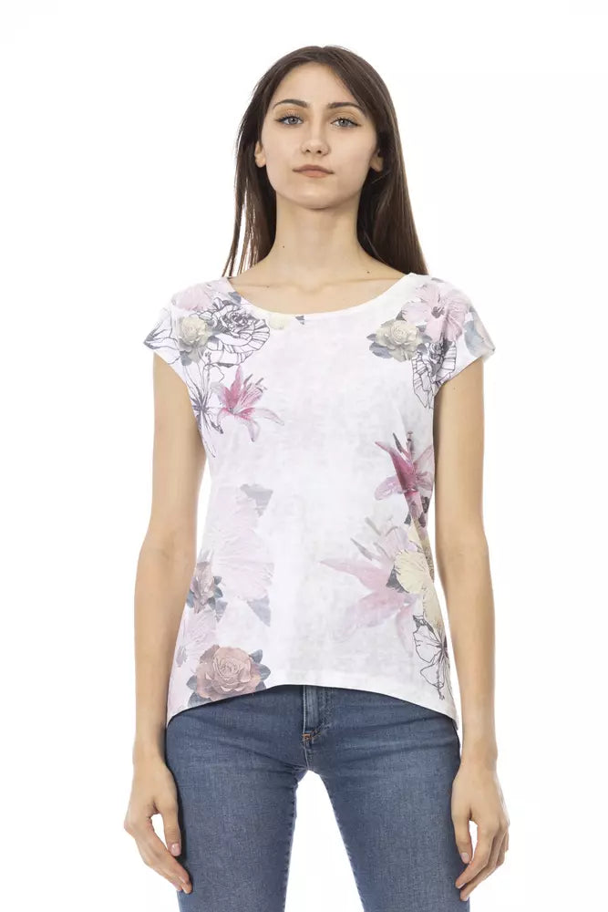 Trussardi Action White Cotton Women Women's T-Shirt