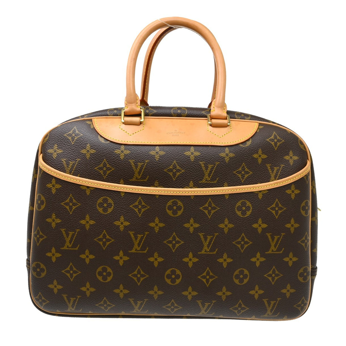 Louis Vuitton Deauville Limited Edition Since 1854 Monogram Jacquard Brown Canvas Handbag (Pre-Owned)
