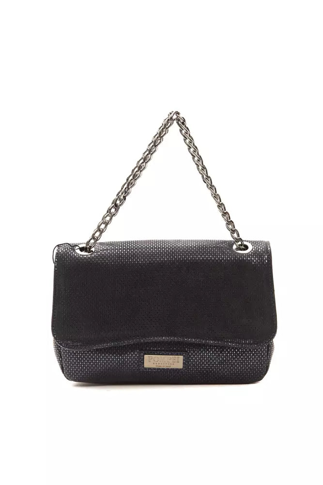 Pompei Donatella Blue Leather Women Crossbody Women's Bag