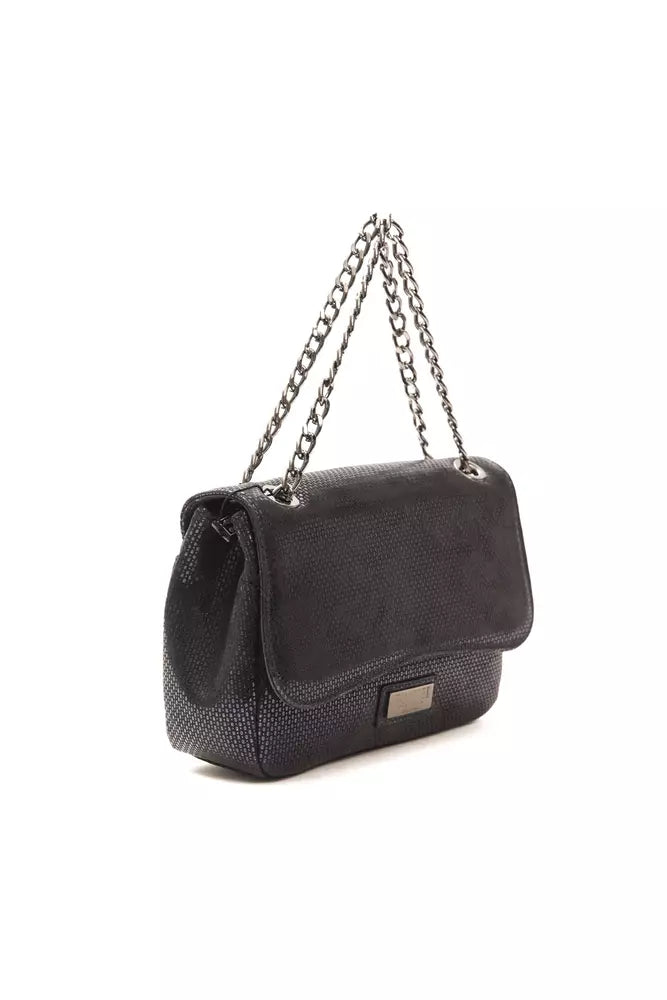 Pompei Donatella Blue Leather Women Crossbody Women's Bag
