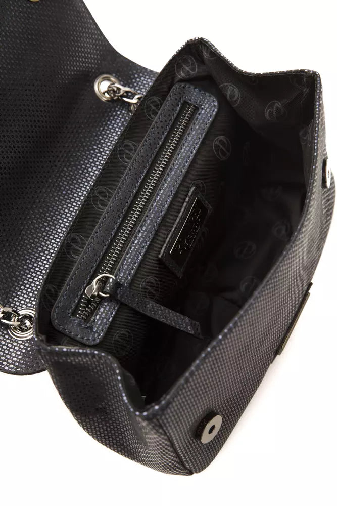Pompei Donatella Blue Leather Women Crossbody Women's Bag