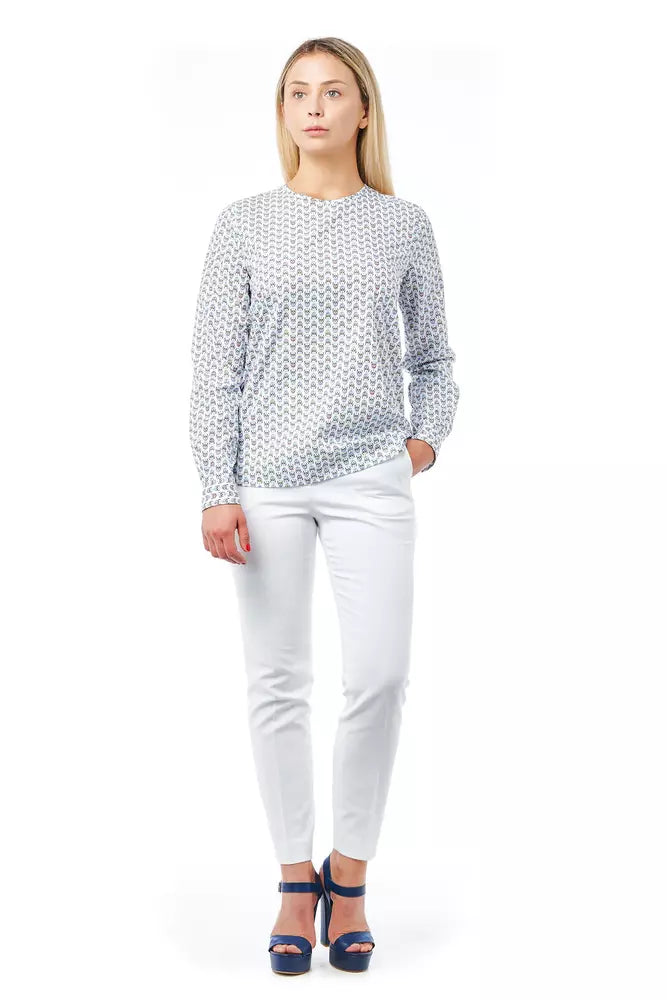 Bagutta White Cotton Women Women's Blouse