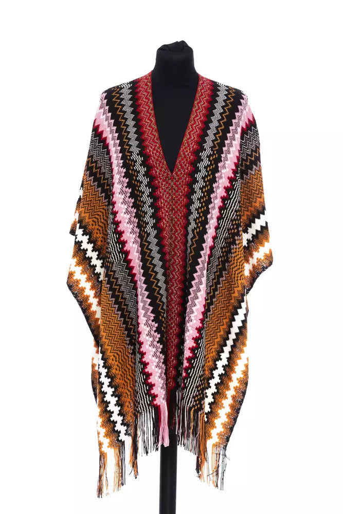 Missoni Multicolor Wool Women Women's Poncho