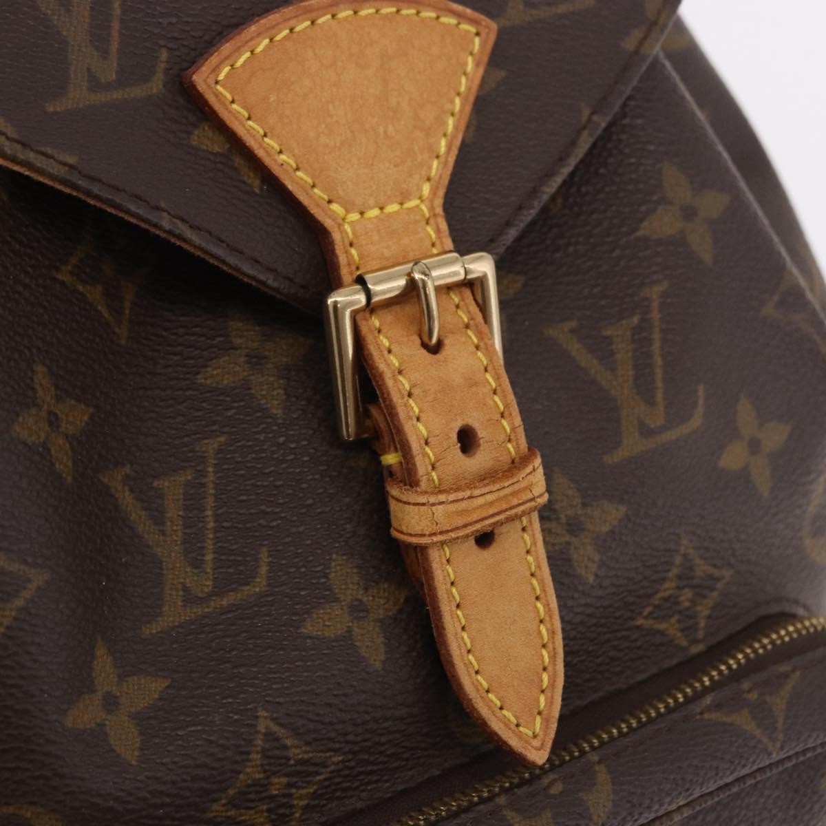 Louis Vuitton Montsouris Monogram Brown Canvas Backpack Bag (Pre-Owned)