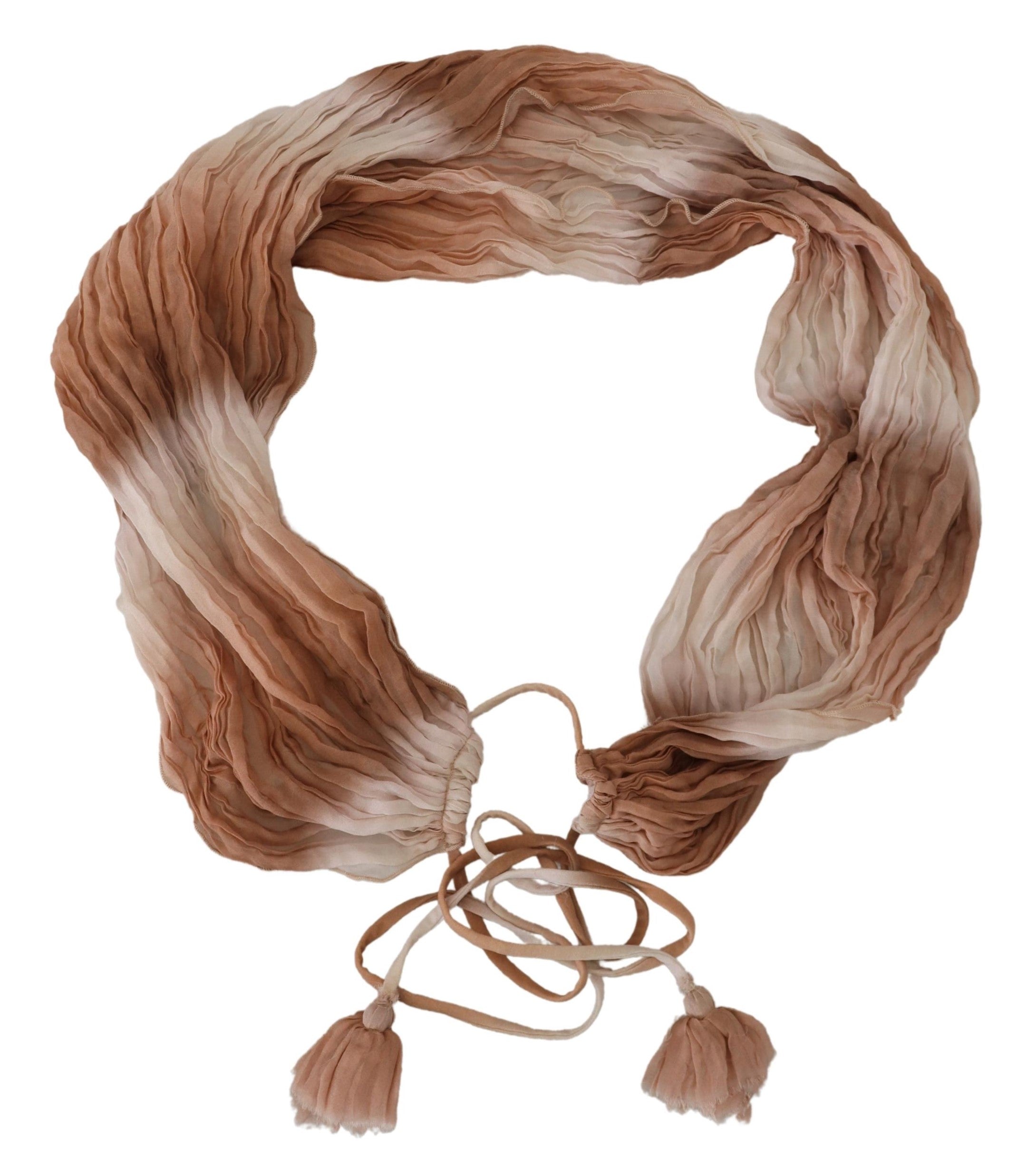 Ermanno Scervino Chic Multicolor Silk Wrap Shawl Women's Scarf