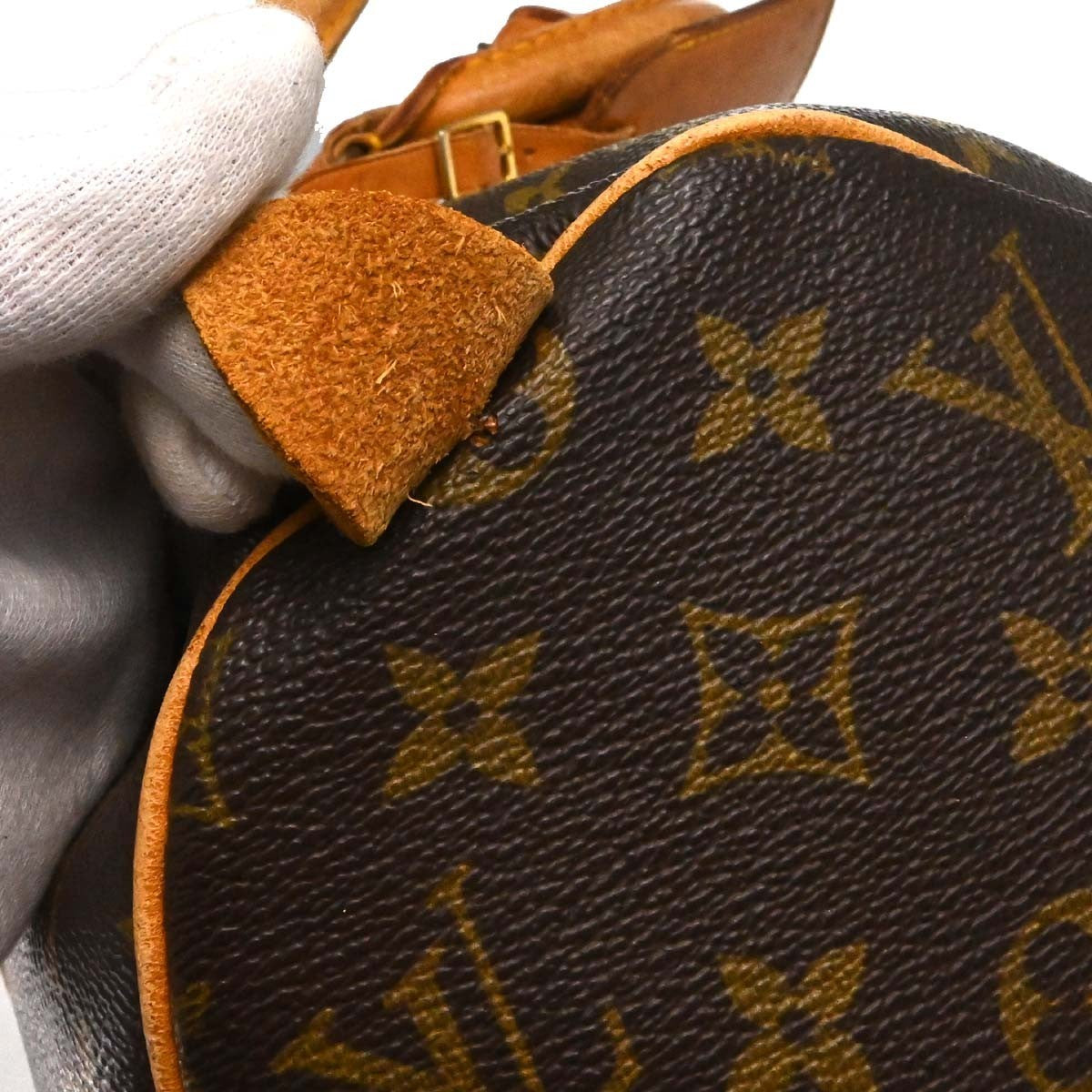 Louis Vuitton Keepall Monogram Canvas Brown Canvas Travel Bag Bag (Pre-Owned)