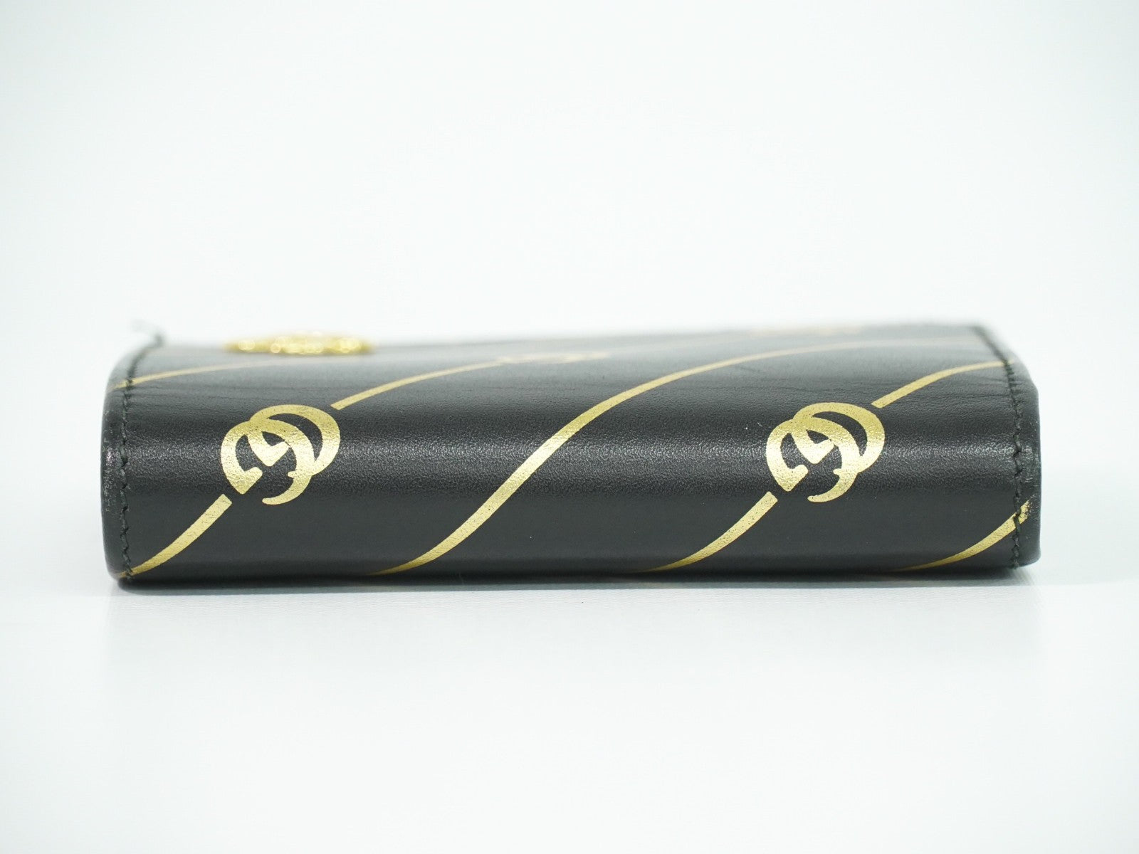 Gucci Gg Marmont Leather Black Leather Wallets Accessory (Pre-Owned)