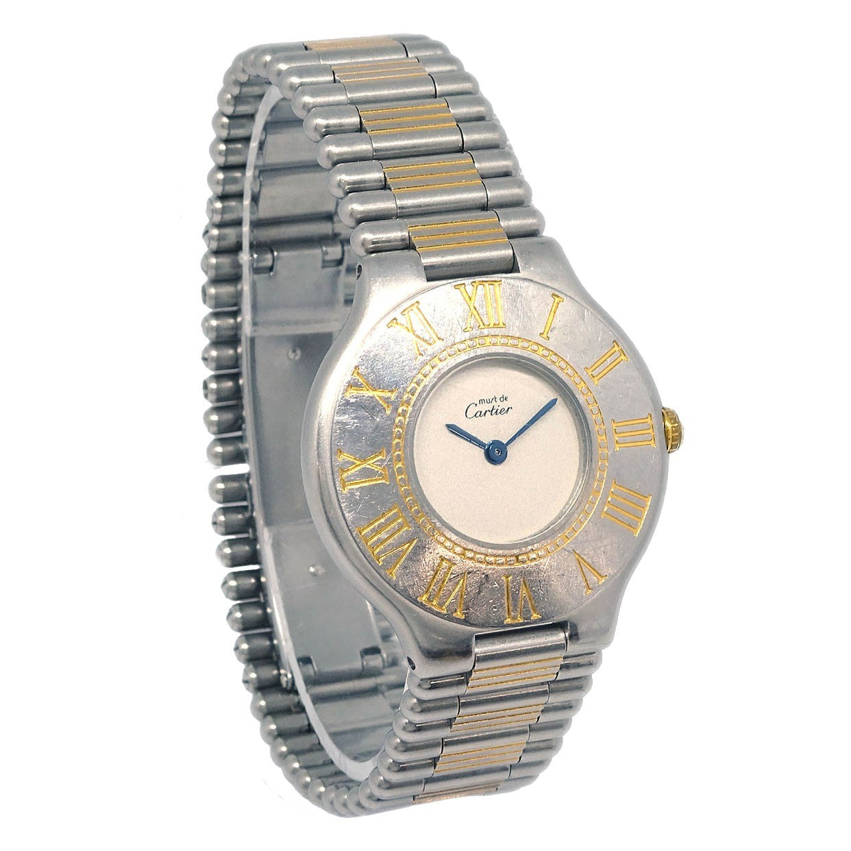 Cartier Must De Cartier 21 Quartz Stainless Steel Watch (Pre-Owned)