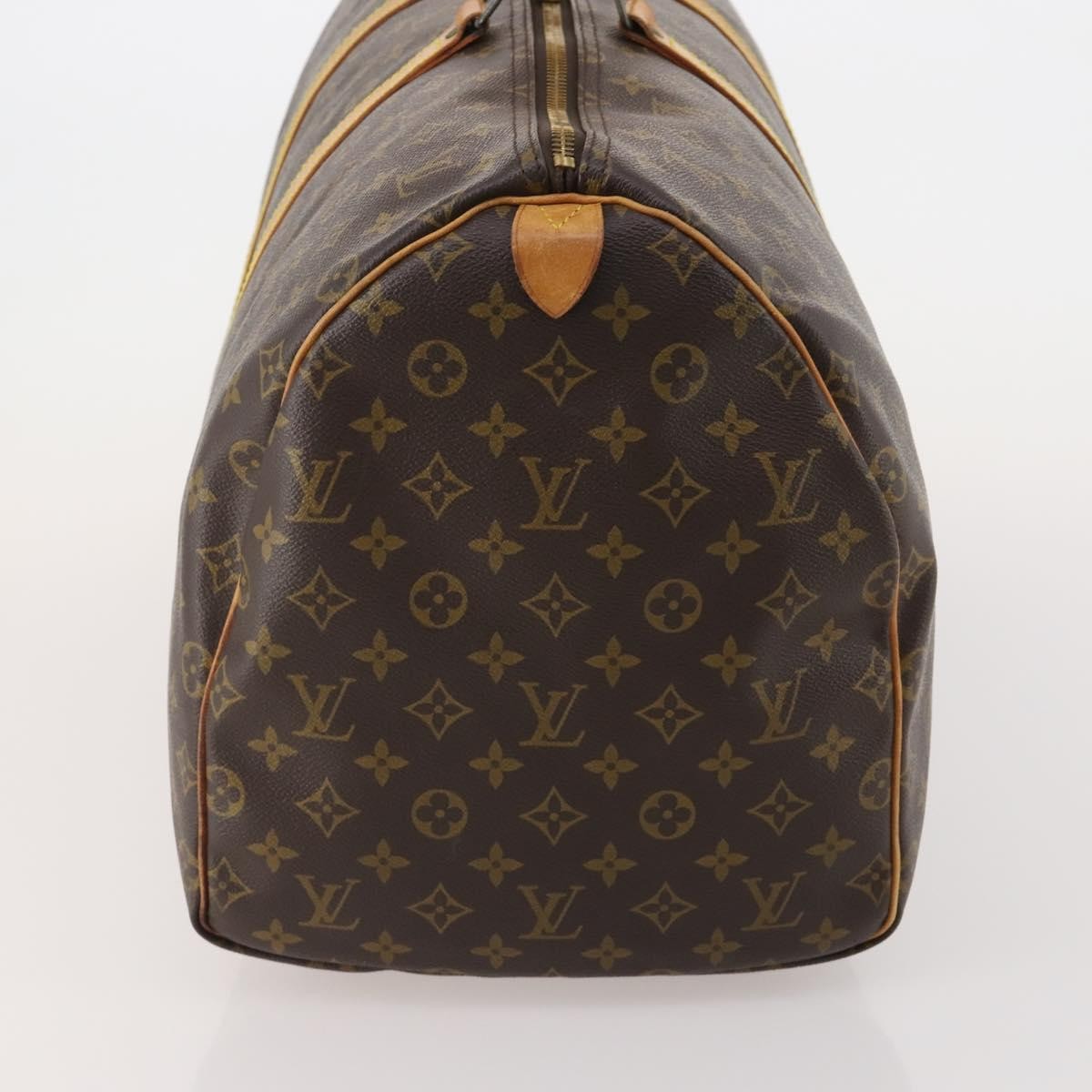 Louis Vuitton Keepall Monogram Canvas Brown Canvas Travel Bag Bag (Pre-Owned)