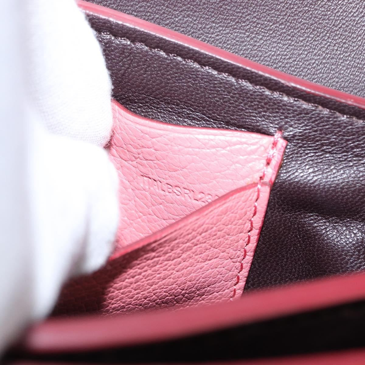Burberry D-Ring Shoulder Leather Pink Leather Shoulder Bag Bag (Pre-Owned)