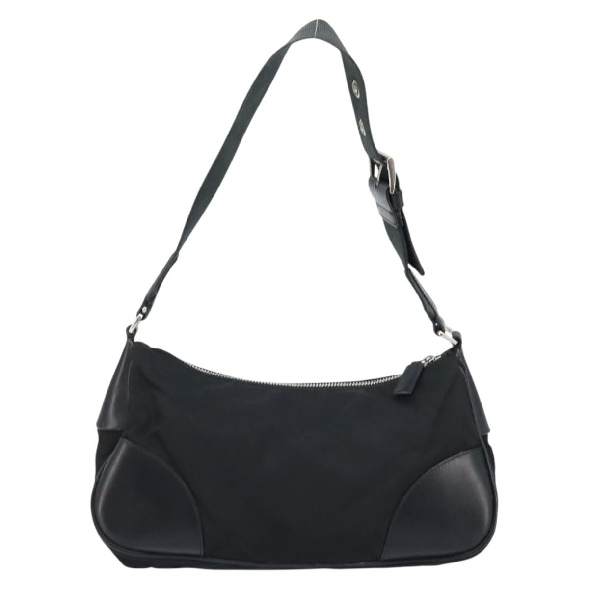 Prada Shoulder Tessuto Black Nylon Shoulder Bag Bag (Pre-Owned)