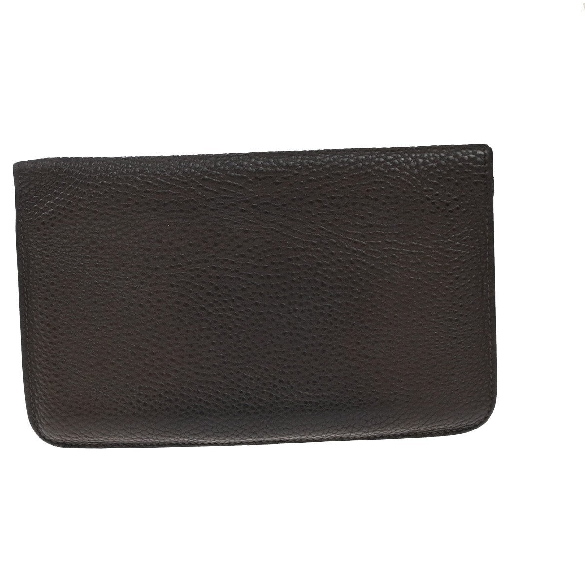Hermes Dogon Compact Leather Brown Leather Wallets Accessory (Pre-Owned)