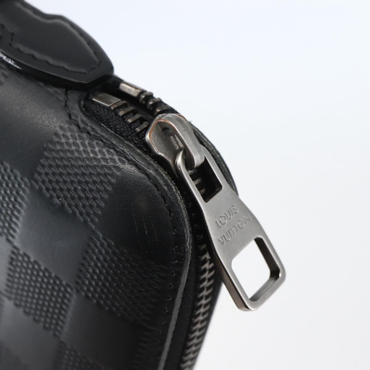 Louis Vuitton Organiser Atholl Leather Black Leather Bag (Pre-Owned)