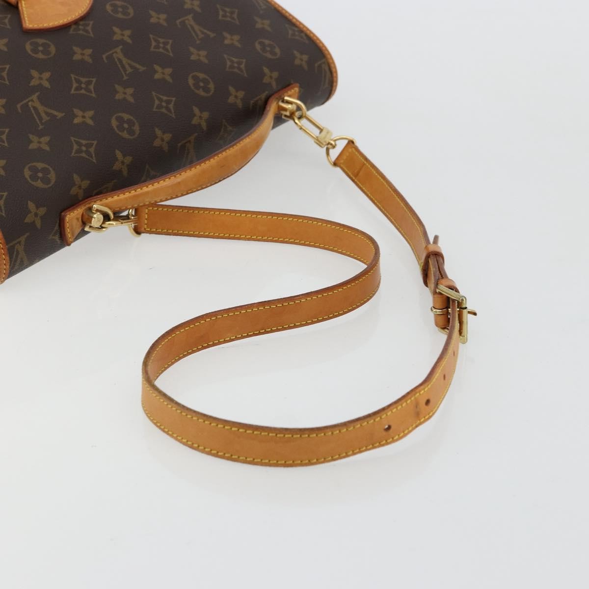 Louis Vuitton Beverly Monogram Canvas Brown Canvas Briefcase Bag (Pre-Owned)