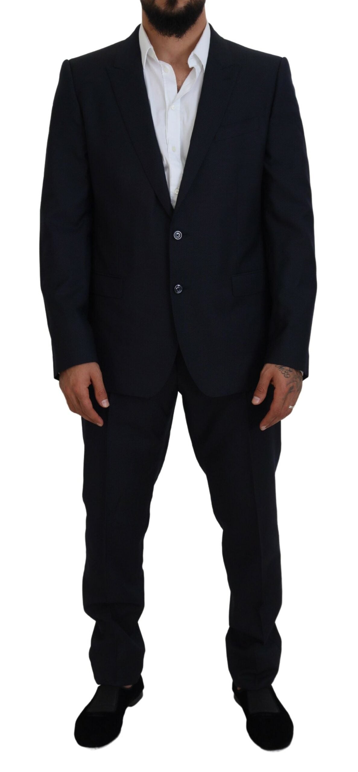 Dolce & Gabbana Blue Single Breasted 2 Piece MARTINI Men's Suit