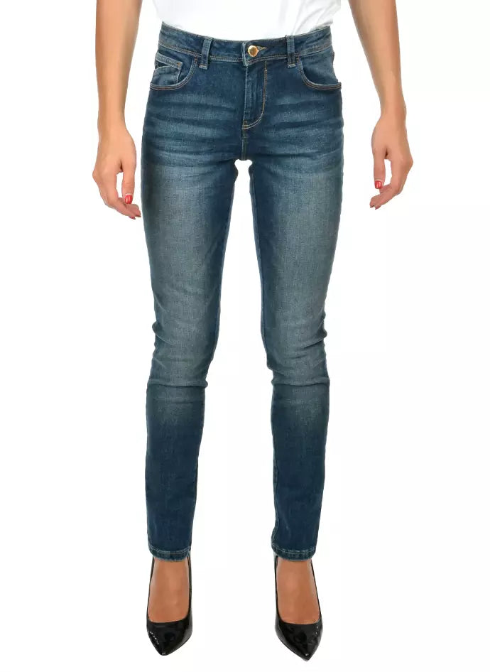 Yes Zee Blue Cotton Women's Women's Jean