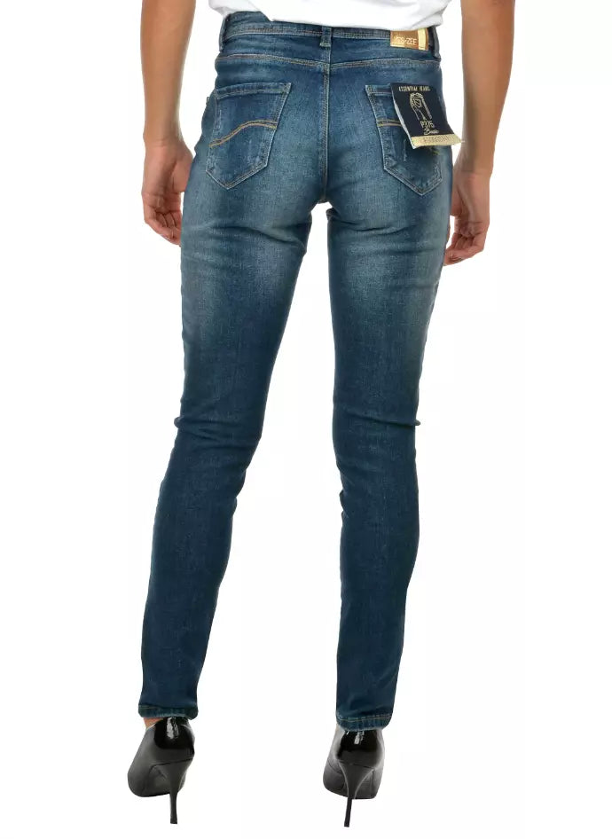 Yes Zee Blue Cotton Women's Women's Jean