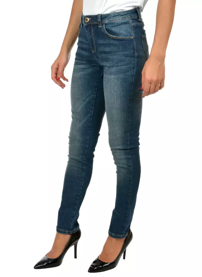 Yes Zee Blue Cotton Women's Women's Jean