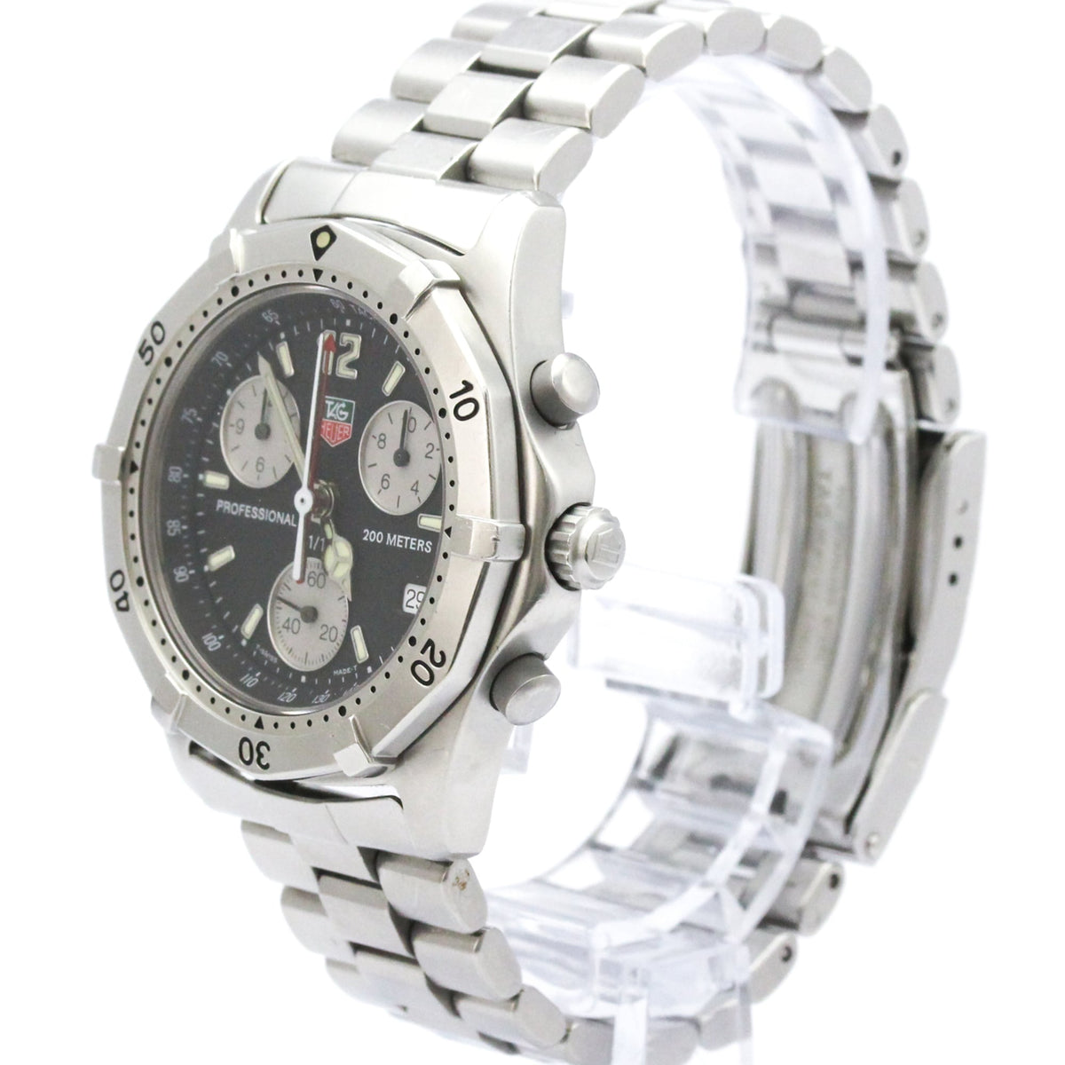 Tag Heuer Professional 200M Chronograph Quartz Stainless Steel Watch (Pre-Owned)