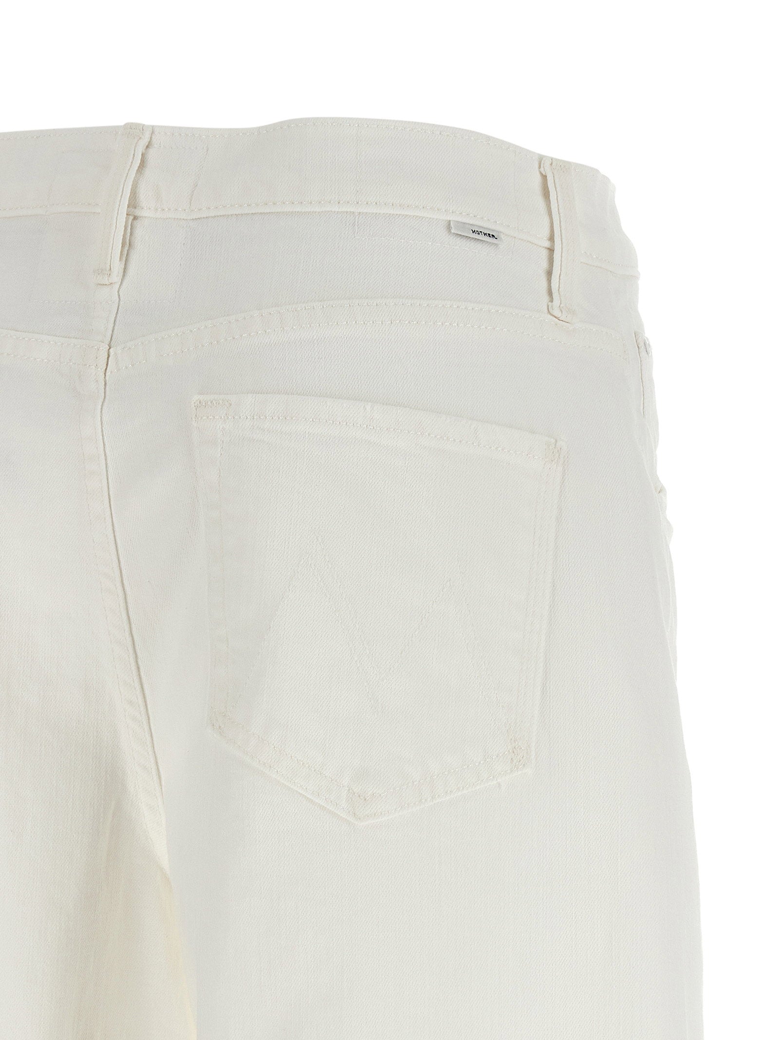 Mother Women's The Whole Lot Zip Twist Fray Bermuda Shorts