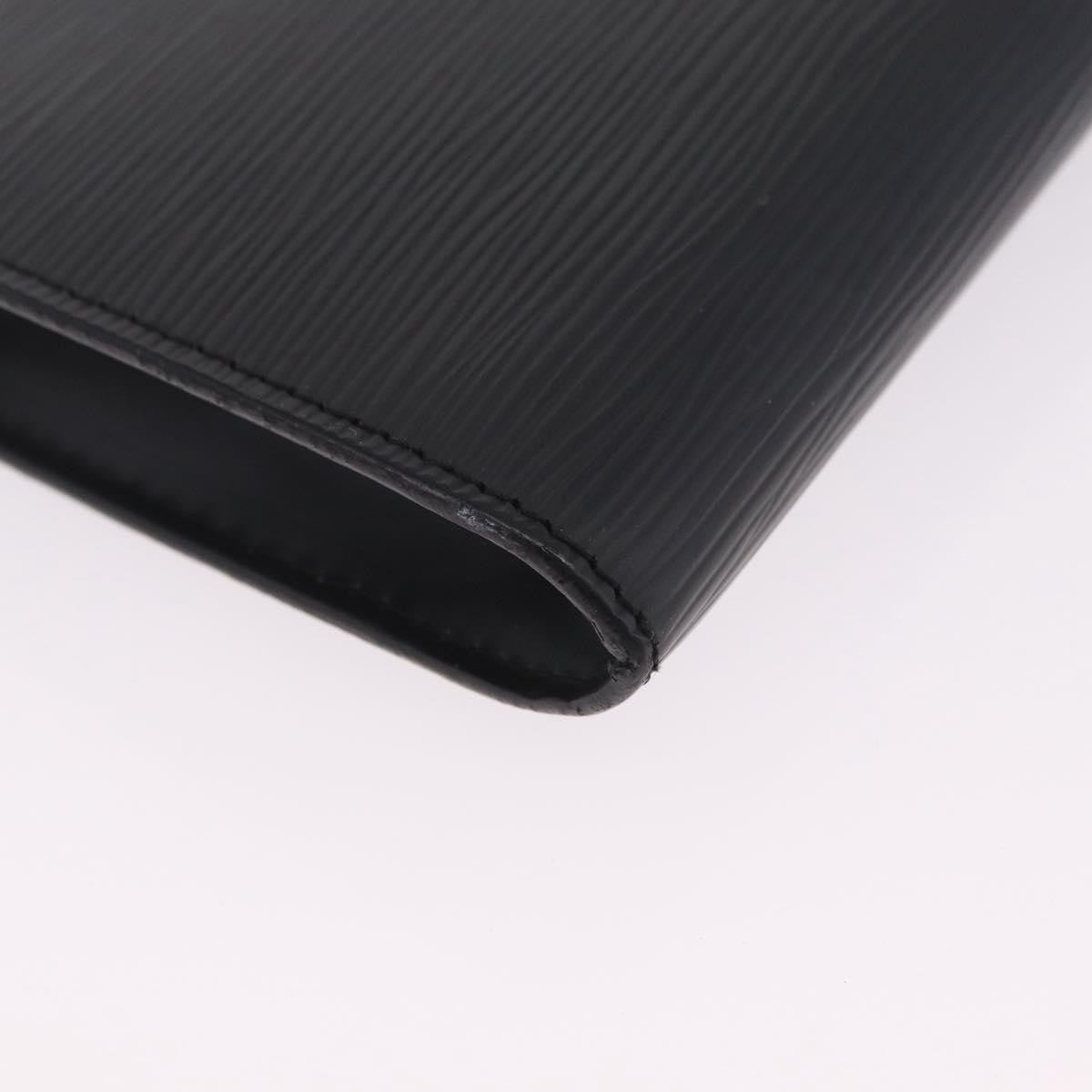 Louis Vuitton Pochette Accessoires Epi Leather Black Leather Clutche & Pouche Bag (Pre-Owned)