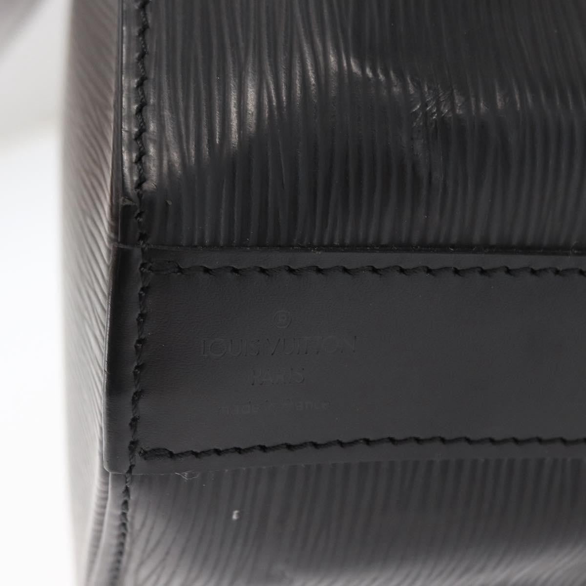 Louis Vuitton Vintage Sac D'epaule Epi Leather Black Leather Shoulder Bag Bag (Pre-Owned)