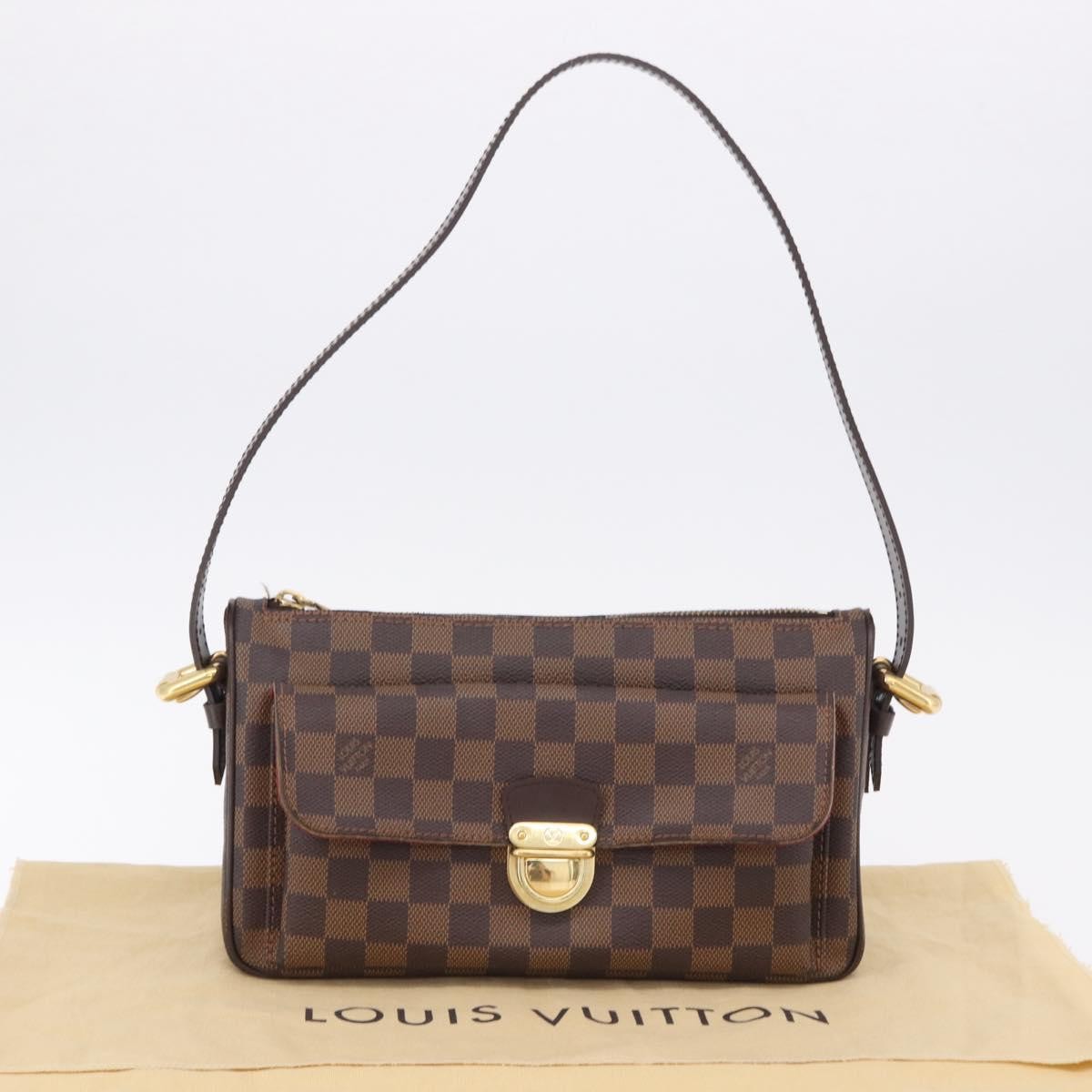 Louis Vuitton Ravello Damier Ebene Brown Canvas Shoulder Bag Bag (Pre-Owned)
