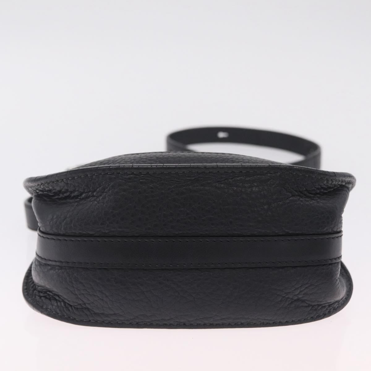 Chloe Hayley Hobo Leather Black Leather Shoulder Bag Bag (Pre-Owned)