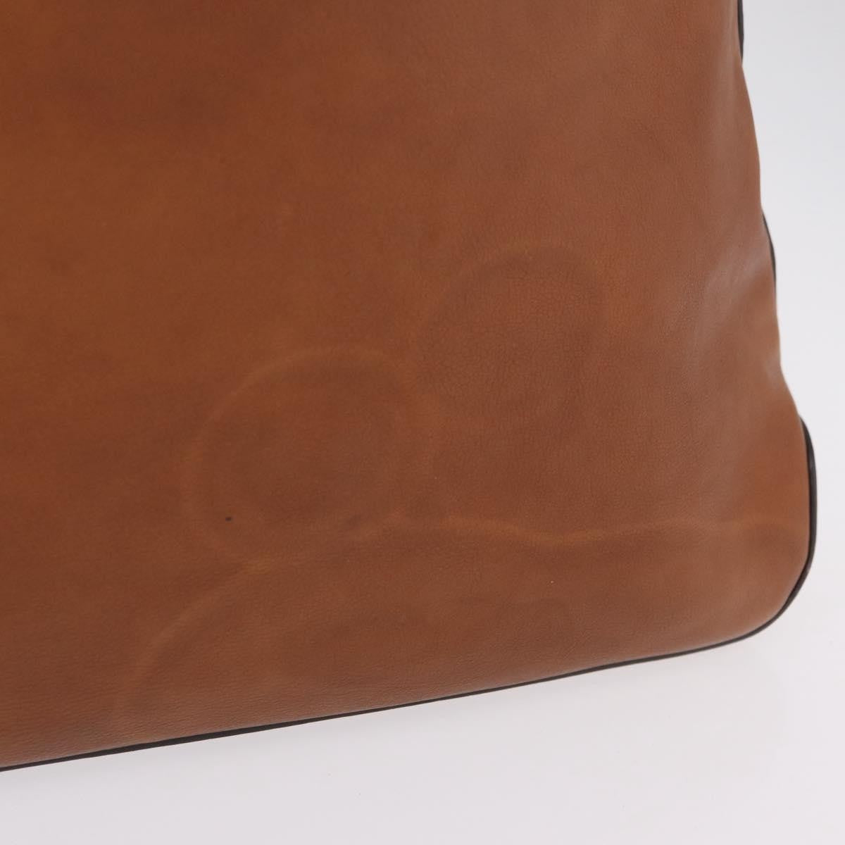 Gucci Marrakech Hobo Leather Brown Leather Shoulder Bag Bag (Pre-Owned)