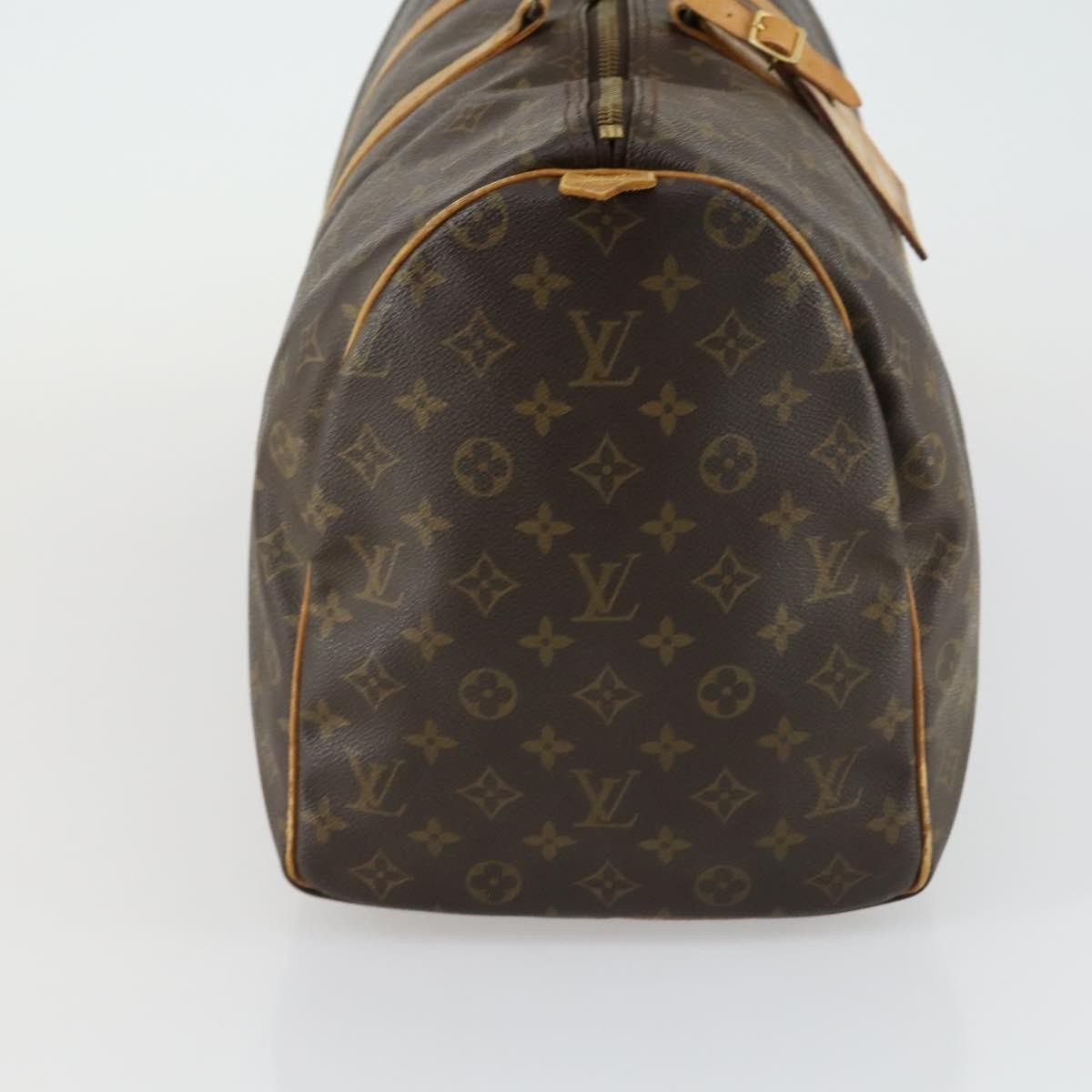 Louis Vuitton Keepall Monogram Canvas Brown Canvas Travel Bag Bag (Pre-Owned)