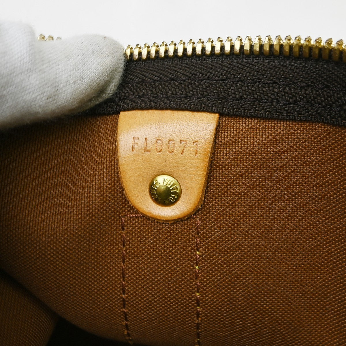 Louis Vuitton Keepall Monogram Brown Canvas Travel Bag Bag (Pre-Owned)